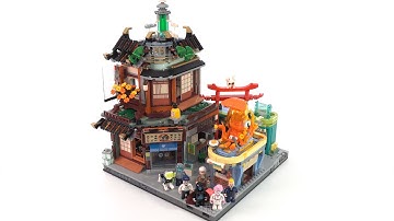 FunWhole / Lumibricks Cyberpunk Izakaya modular review! More improvement #NotSponsored F9073