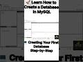 How to Create a Database in MySQL | SQL Beginner Tutorial