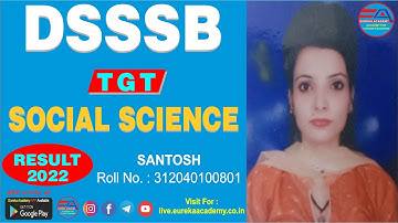 DSSSB TGT SOCIAL SCIENCE RESULT 2021 (SELECTED STUDENT) PGT TGT NEW BATCHES START - BY DR. NAVIN SIR