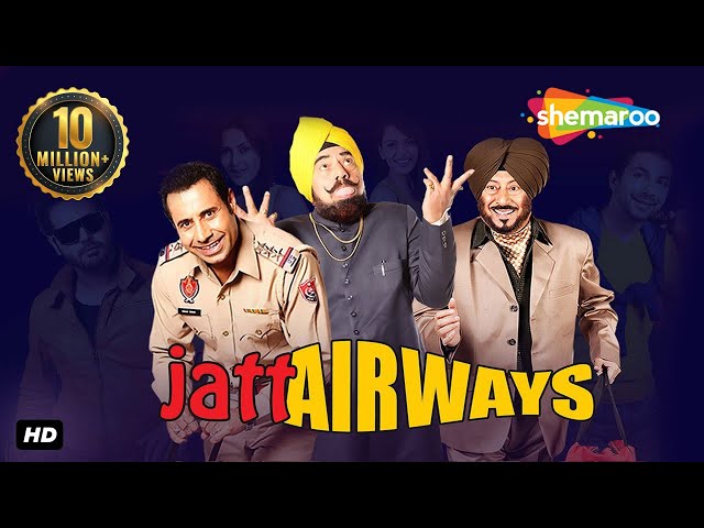 Jatt Airways | Jaswinder Bhalla | B N Sharma | Binnu Dhillon | Blockbuster Comedy Movie class=