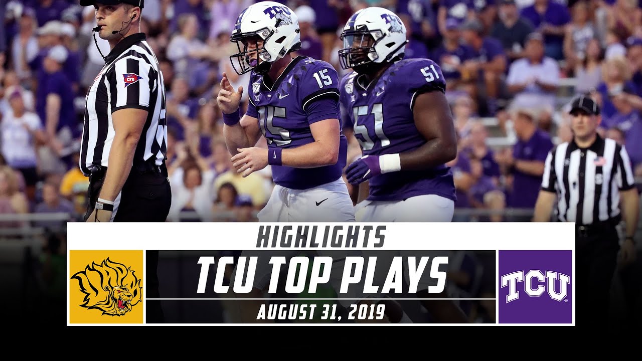 TCU Top Plays vs. ArkansasPine Bluff Stadium YouTube