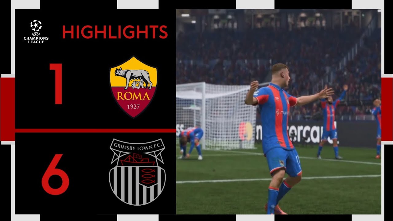 Grimsby come from behind to THRASH Roma | Roma 1-6 Grimsby Town | UEFA Champions League Highlights