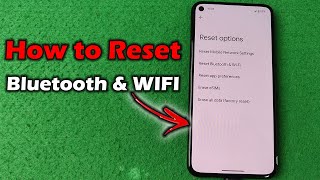 How to Reset Bluetooth and WIFI on Google Pixel | Full Guide