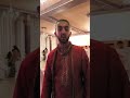 shout out from groom on his Mehndi  to DJ Tara