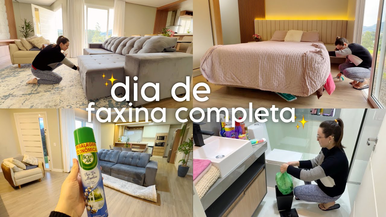 FAXINA COMPLETA | deixando tudo organizado pra semana 🫧🧺🏠