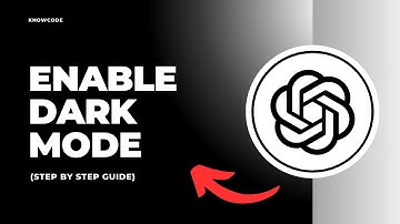 How to enable dark mode on Chatgpt - Full Guide