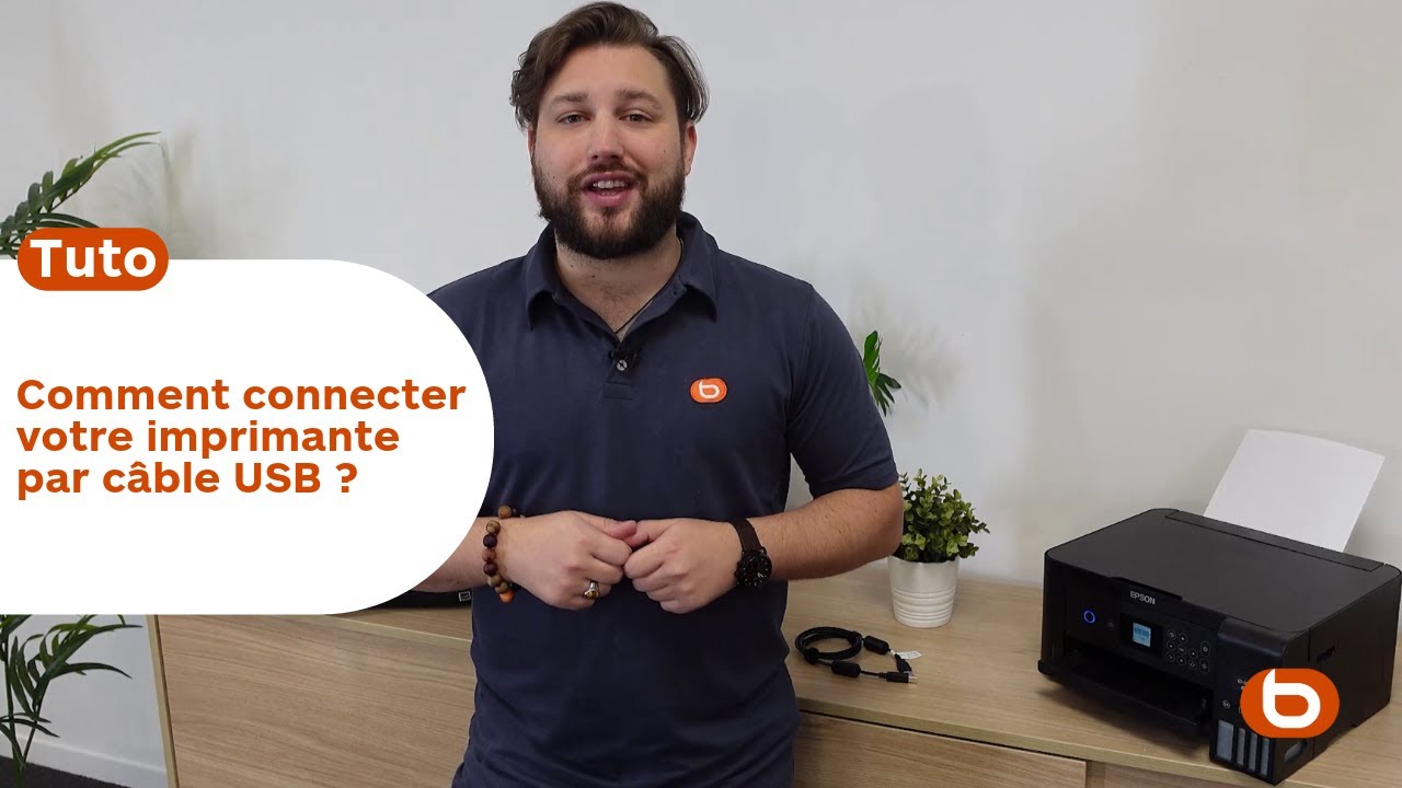Comment connecter votre imprimante par câble USB ? I Boulanger - YouTube