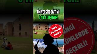 Üniversite Eğitimi 3 Yıla Düşüyor Üniversite Öğrencilerini Bekleyen Büyük Değişiklik Kimi Kapsıyor?