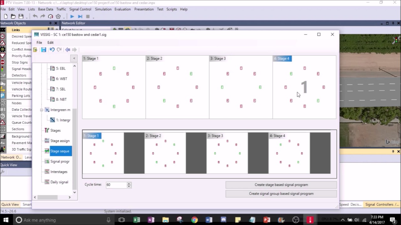 VISSIM Lesson 11 Inserting Signal Heads - YouTube