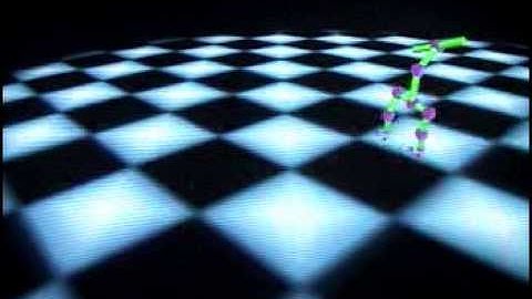 Evolved Biped Robot with a Fixed mass distribution