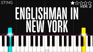 Sting - Englishman In New York | EASY Piano Tutorial