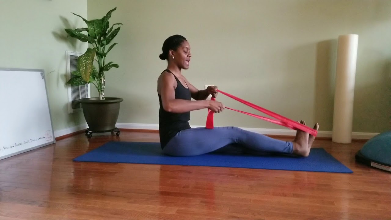 Shoulder and Upper Back Resistance Band Exercises YouTube