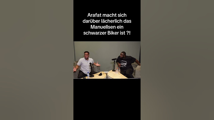 ❌ARAFAT MACHT SICH ÜBER MANUELLSEN LUSTIG❌"SCHWARZER BIKER"❌