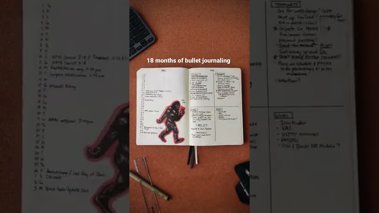 📓18 months of bullet journaling ✨