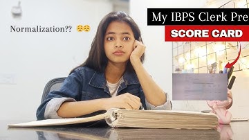 My IBPS clerk pre scorecard - Expectations vs Reality 🤧 