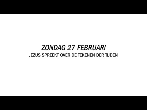 CGK Elburg | Jezus spreekt over de tekenen der tijden