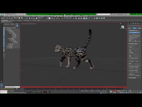 WIP: Cat walking animation (TRLE)