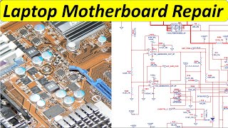 laptop motherboard repair guide - motherboard repair with schematics reading