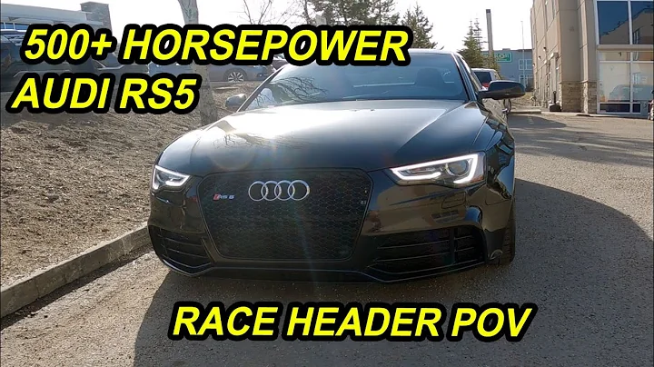 **V8 AUDI RS5 POV DRIVE** w/JHM RACE HEADERS & 2.75" EXHAUST + NEW TUNE