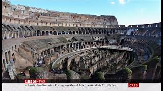 Rome Colosseum: Italy unveils plan for new floor with gladiator’s view - BBC News - 3rd May 2021