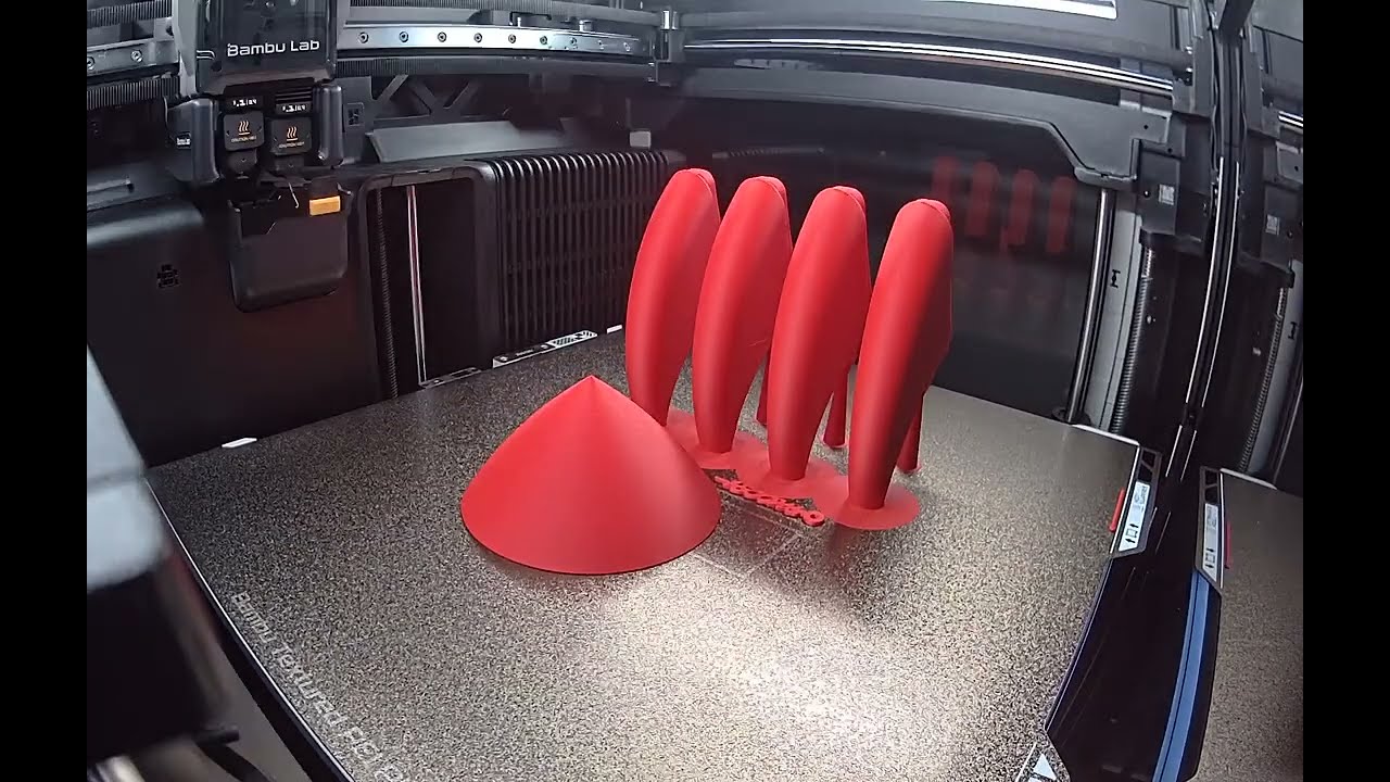 3D Printed Rocket Clock - Feet and Top