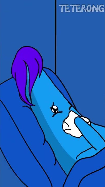 KETIKA SAKIT SENDIRIAN🤒😭🤒😭 - ANIMASI TETERONG #shorts #anime #animasi #animation