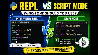 REPL vs Script Mode