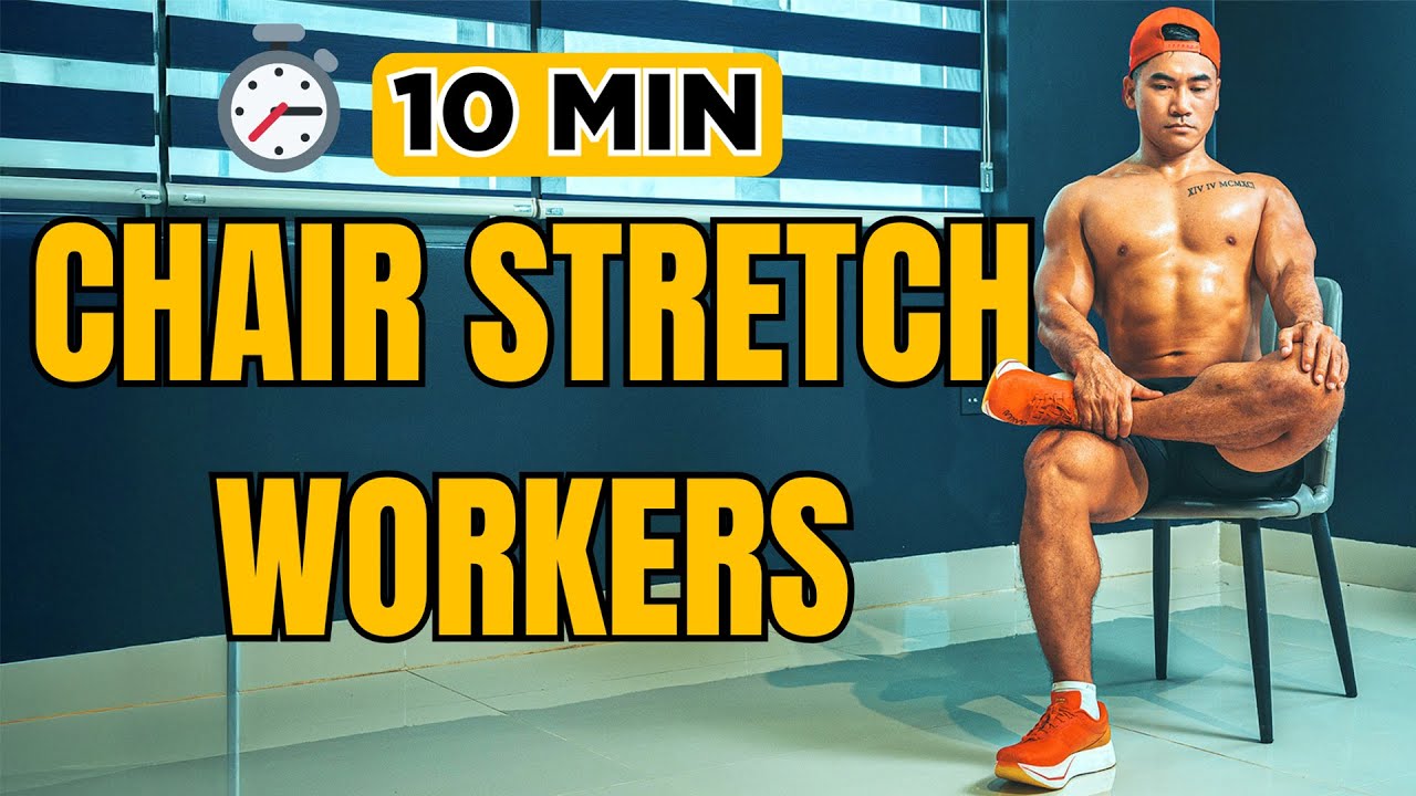 10 Minute Chair Stretching Exercises for Office Workers🪑