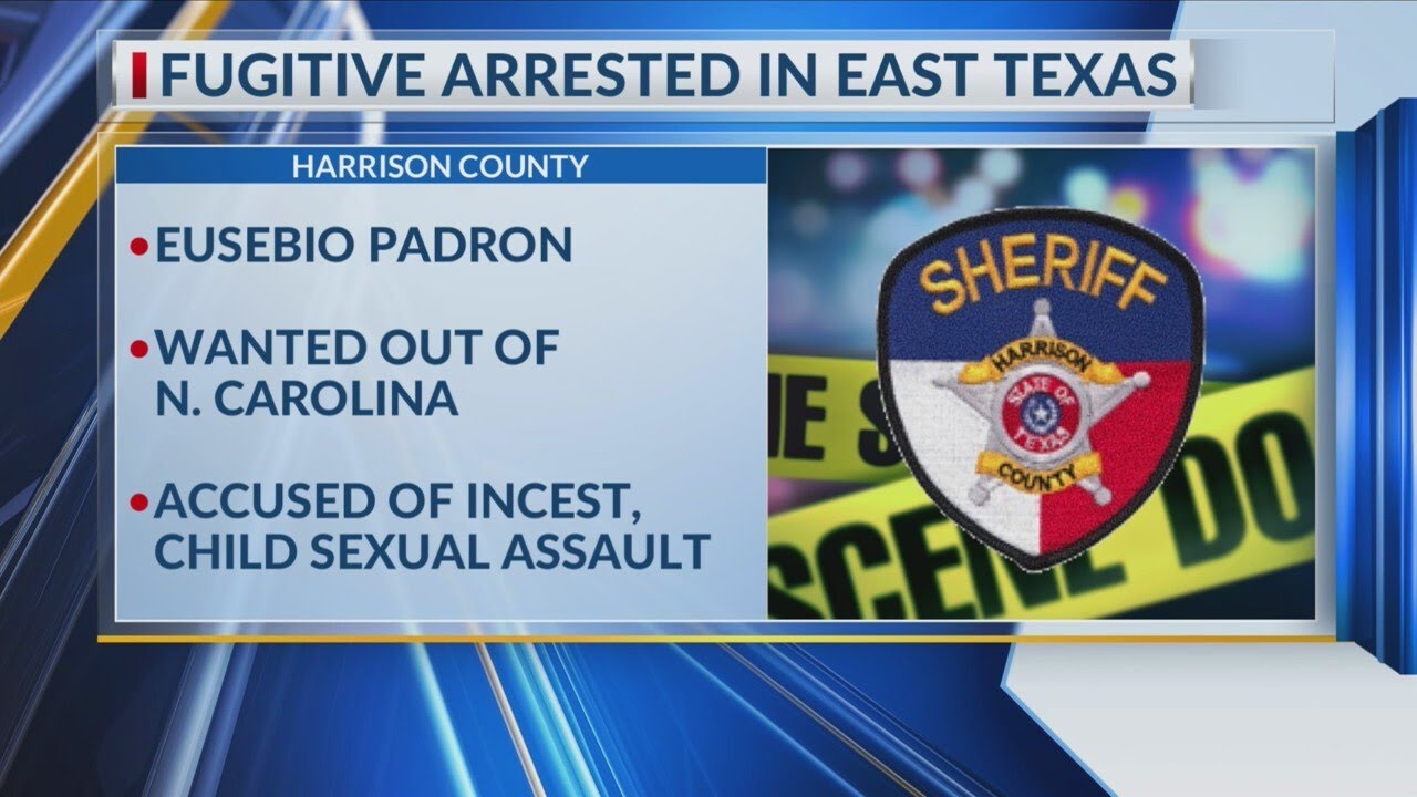 Fugitive wanted for child rape captured in Harrison County - YouTube