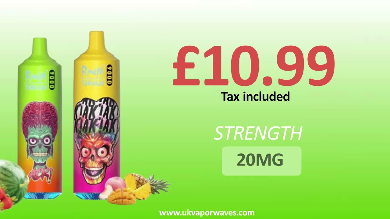 Randm Tornado Strawberry Cream 9000 Disposable