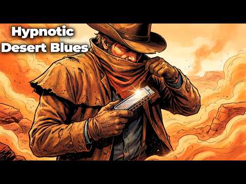 Dust Storm Harmonica 🌪️ | Hypnotic Desert Blues & Droning Acoustic