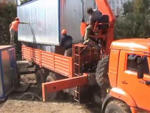 Работа на кране камаз
