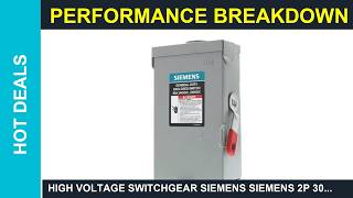 High voltage switchgear Siemens SIEMENS 2P 30A 240V General Duty Safety Switch Guide