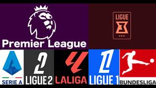 Résultats #Ligue3 #Ligue2 #Ligue1 #Bundesliga #PremierLeague #LaLiga et #SerieA du 10 au 14/09/2026