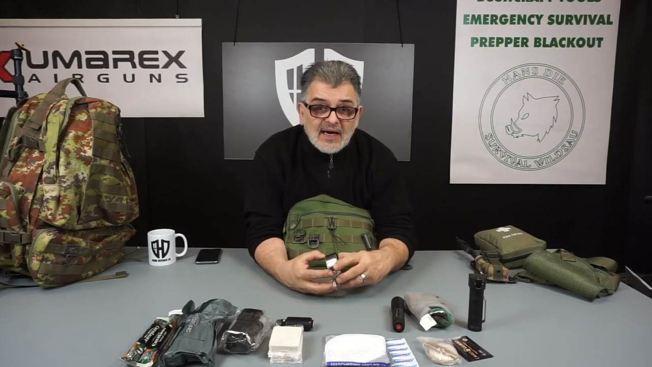 TACTICAL BAG Pettorale E.D.C SURVIVAL KIT in Italiano #prepper #survivalgear #bushcraft #survival
