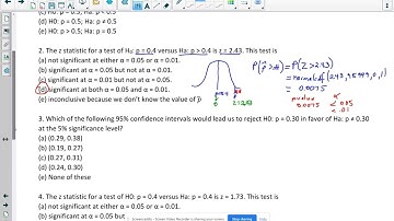 ap stats review unit 6 mcq #2 and #4