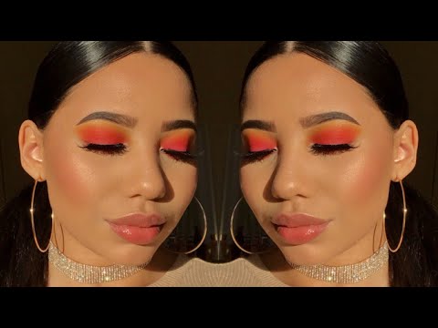 Easy Sunset Makeup Tutorial♡