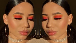 Easy Sunset Makeup Tutorial♡
