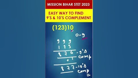 Easy Way To Find 9