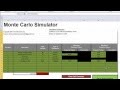 Excel Monte Carlo Simulator