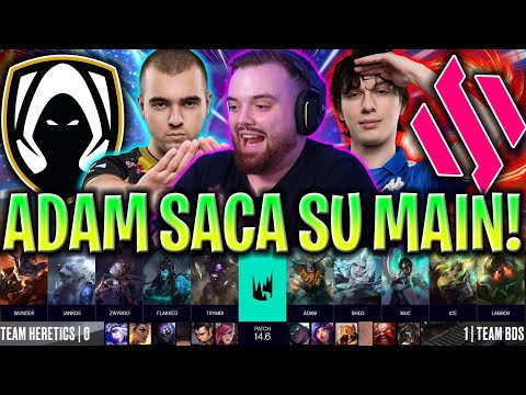 ADAM SACA SU MAIN CONTRA FLAKKED! | TH vs BDS Game 2 LEC PLAYOFFS PRIMAVERA 2024 ESPAÑOL LVP