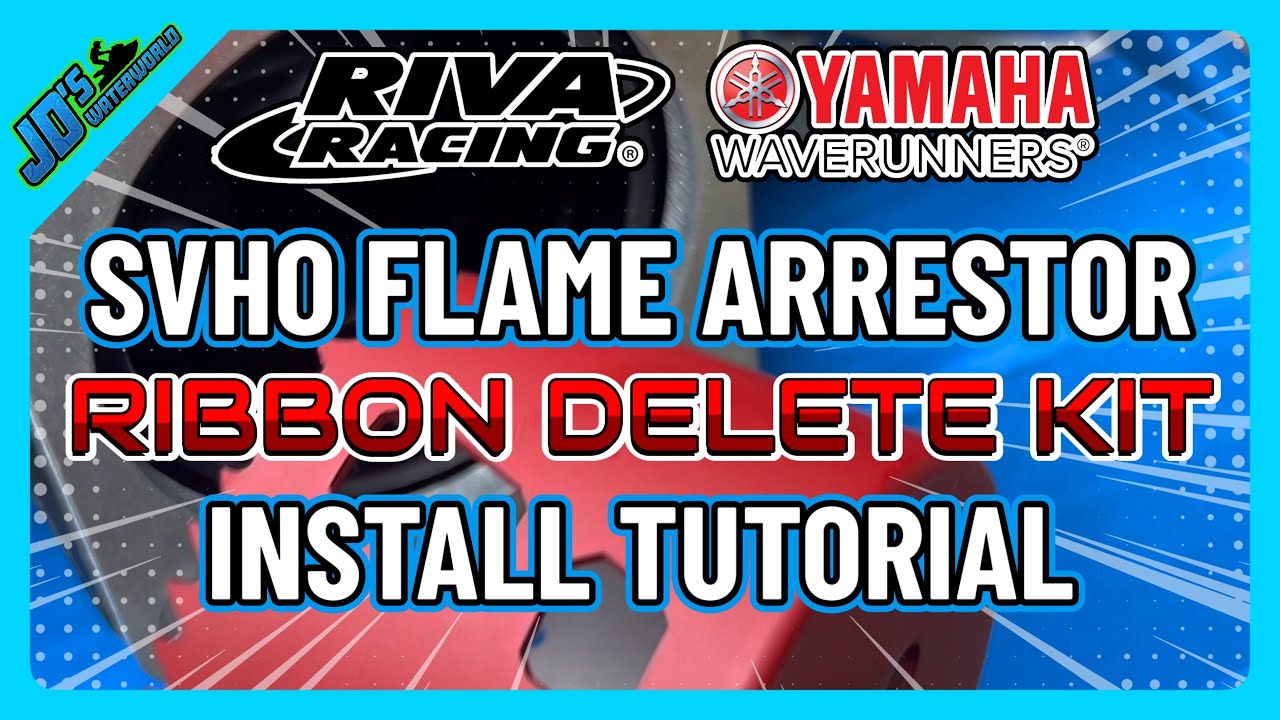 Ribbon Delete Procedure for 2018+ Yamaha SVHO WaveRunners [4K]
