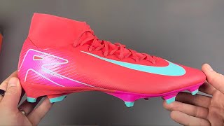Nike Air Zoom Mercurial Superfly 10 Academy MG Mad Energy - Ember Glow/Aurora Green