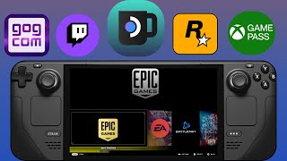 Non Steam Launcher + Decky Loader Steam Deck | EASY Way to Install ALL Your Non-Steam Launchers |