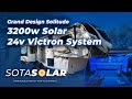 2023 grand design solitude 378mbs 3200w 24v parallel victron multiplus solar install