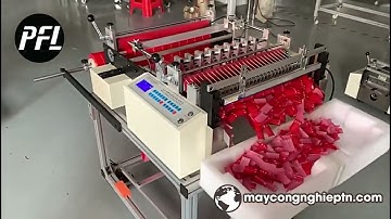 Cận cảnh máy cắt tự động cuộn thành tấm tốc độ cao | Máy cắt vải không dệt | PFL