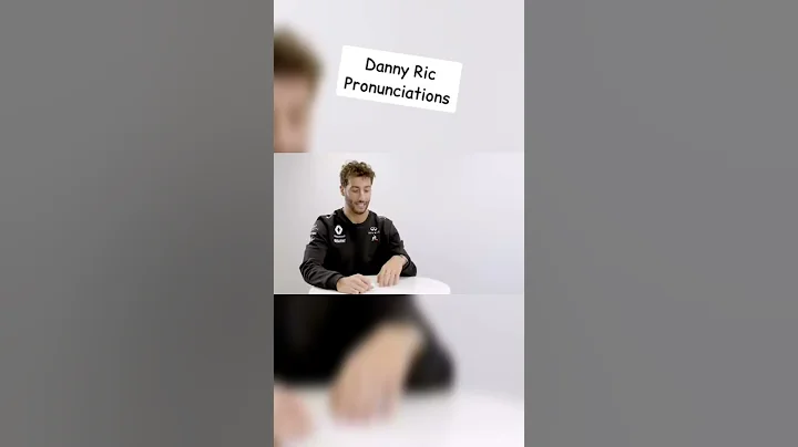 Danny Ric pronouncing things #ricciardo #f1shorts ...
