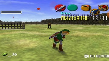 Ocarina of time Debug. More rotation value hacking with gameshark codes
