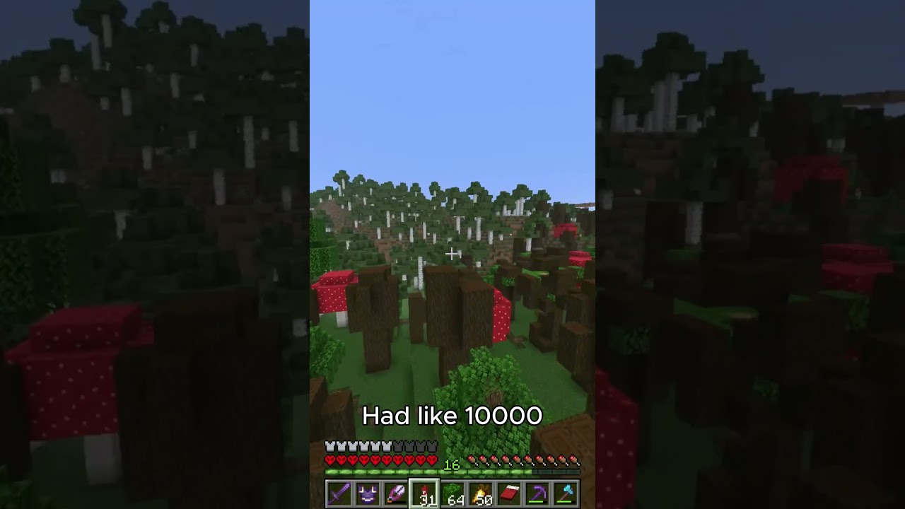 POV: You need 35,000 Dark Oak Leaves for your Mega Build… (Hardcore Minecraft)