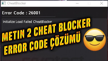 Metin2 - Cheat blocker Error Code:27003 HATASI VE ÇÖZÜMÜ | Erdemli